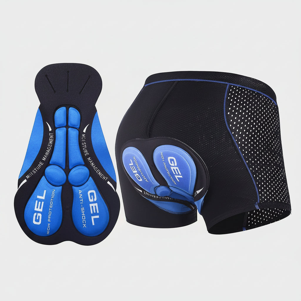 Men's Women's Gel Padded Cycling Shorts Breathable Bike Shorts