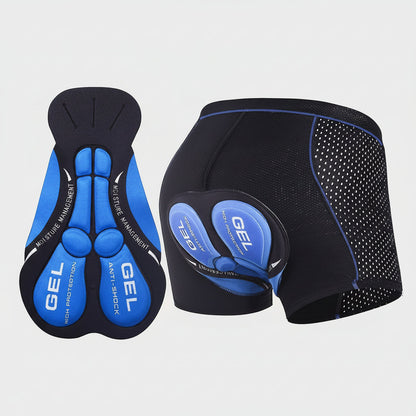 Men's Women's Gel Padded Cycling Shorts Breathable Bike Shorts