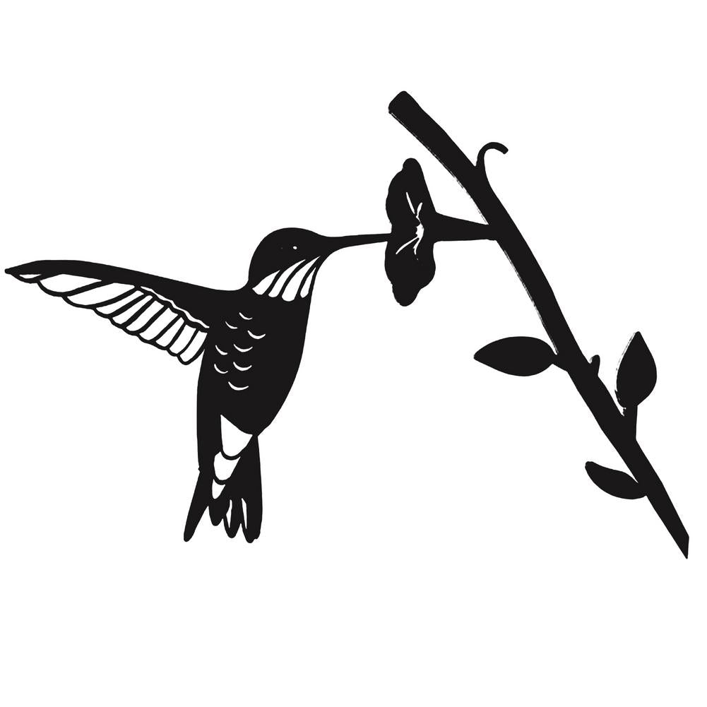 Metal Bird Silhouette Garden Decor Outdoor Yard Art Sculpture