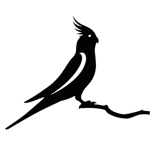 Metal Bird Silhouette Garden Decor Outdoor Yard Art Sculpture
