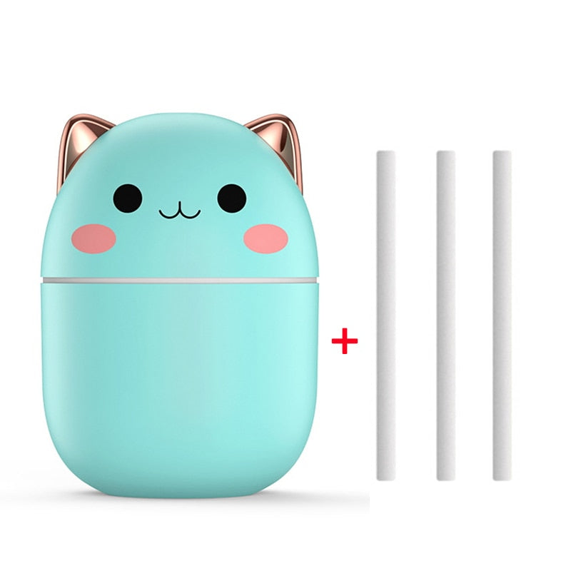 Mini Air Humidifier Night Light Portable Mist Diffuser