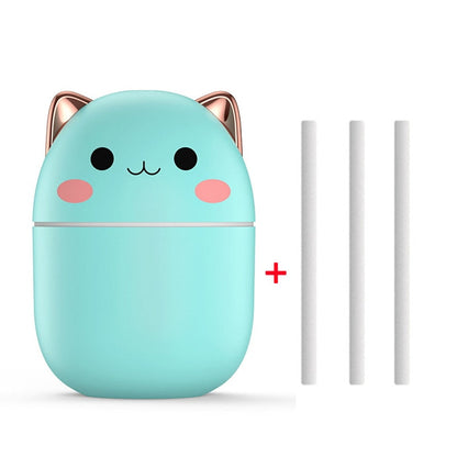 Mini Air Humidifier Night Light Portable Mist Diffuser