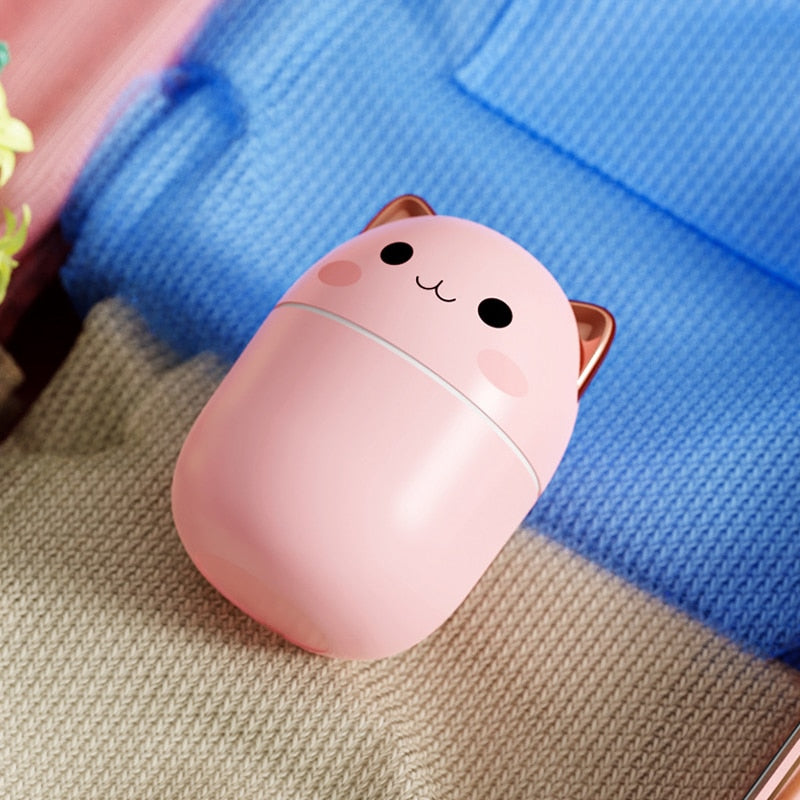 Mini Air Humidifier Night Light Portable Mist Diffuser