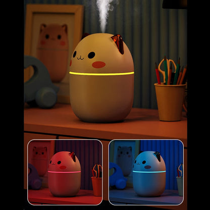 Mini Air Humidifier Night Light Portable Mist Diffuser