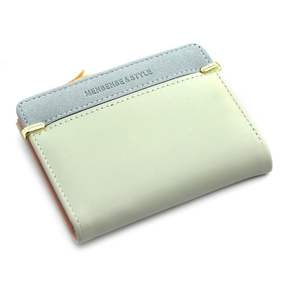 Mini Card Holder Wallet Compact PU Leather Coin Purse