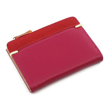 Mini Card Holder Wallet Compact PU Leather Coin Purse