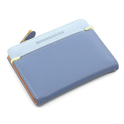 Mini Card Holder Wallet Compact PU Leather Coin Purse