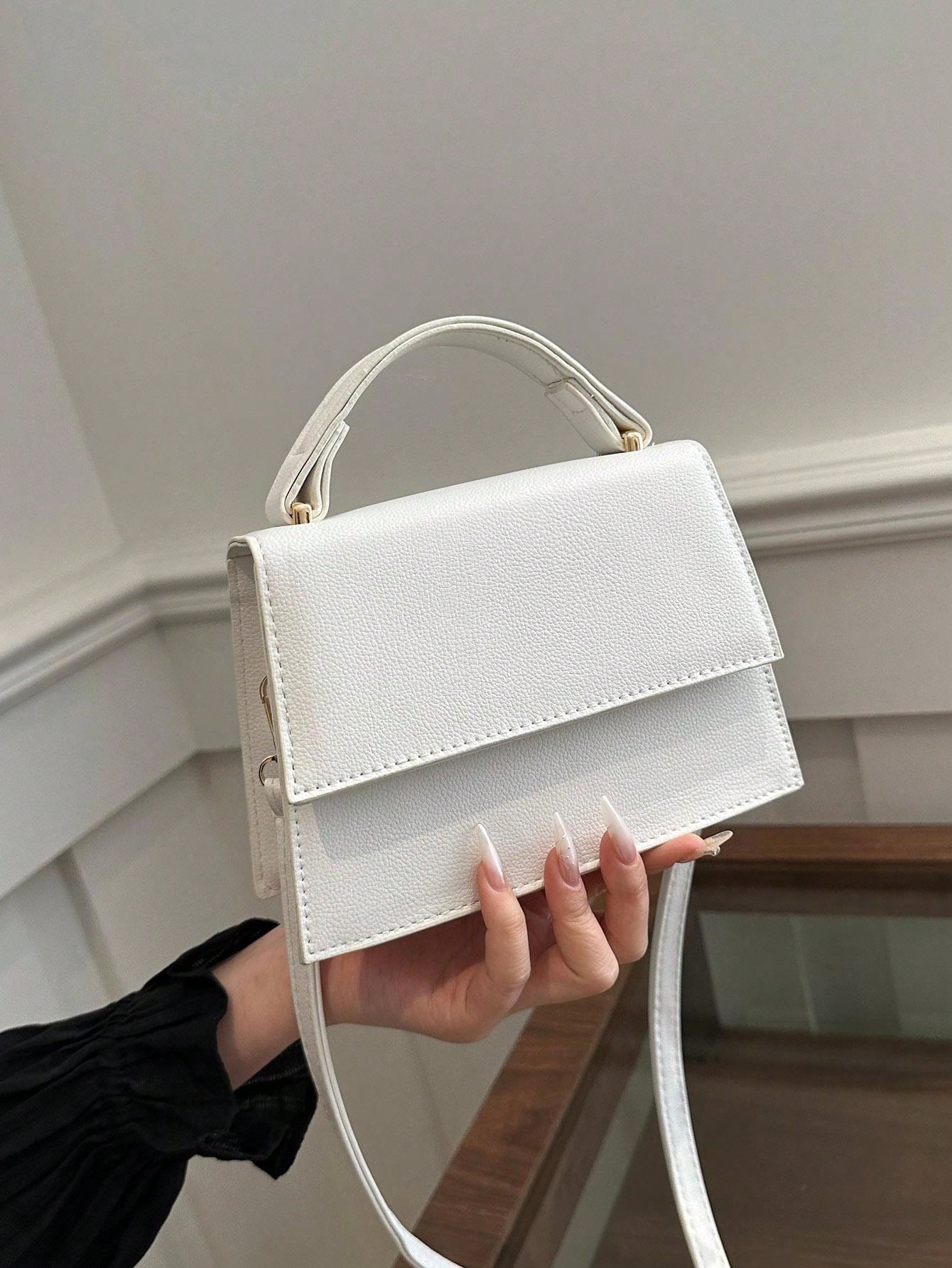Mini Crossbody Handbag Compact Square Shoulder Bag