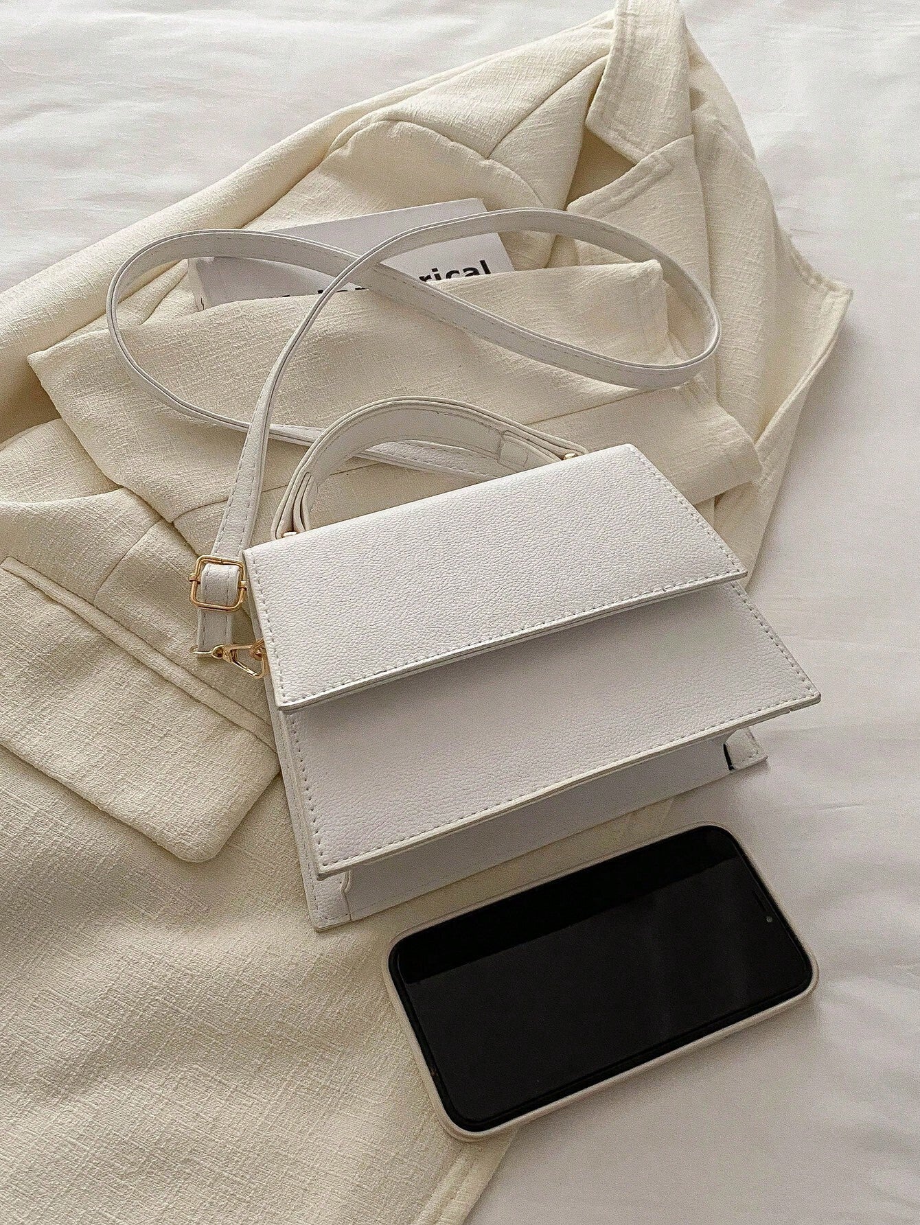 Mini Crossbody Handbag Compact Square Shoulder Bag