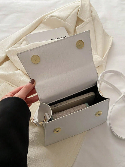 Mini Crossbody Handbag Compact Square Shoulder Bag