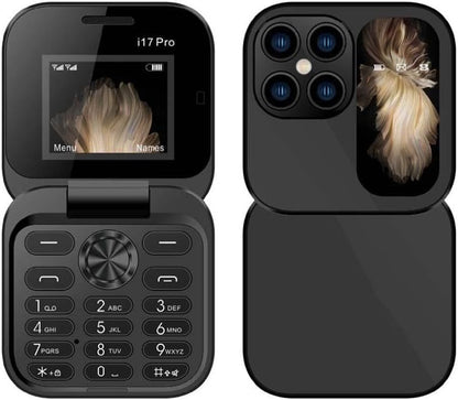 Mini Flip Phone Dual SIM Compact Mobile Phone