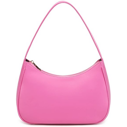 Mini Hobo Bag Zippered Compact Shoulder Handbag Lightweight Purse