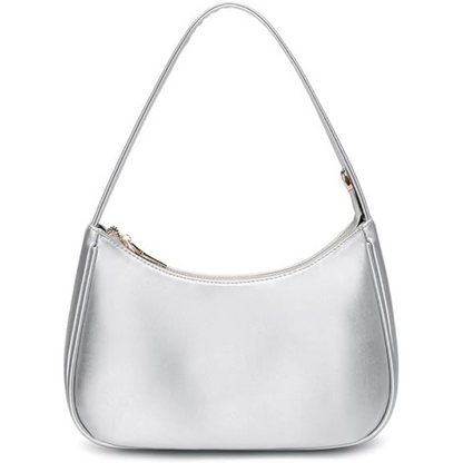 Mini Hobo Bag Zippered Compact Shoulder Handbag Lightweight Purse
