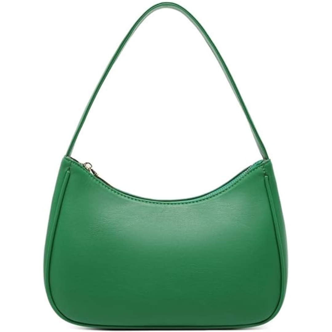 Mini Hobo Bag Zippered Compact Shoulder Handbag Lightweight Purse