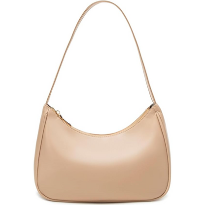 Mini Hobo Bag Zippered Compact Shoulder Handbag Lightweight Purse