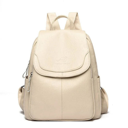 Mini Leather Backpack Womens Anti Theft Travel Bag