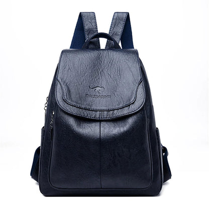 Mini Leather Backpack Womens Anti Theft Travel Bag