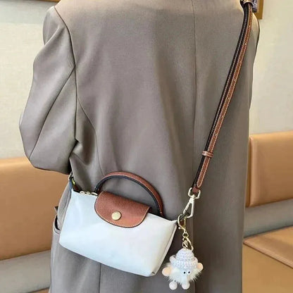 Mini Leather Shoulder Bag Compact Crossbody Handbag Womens Purse