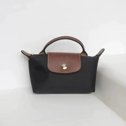 Mini Leather Shoulder Bag Compact Crossbody Handbag Womens Purse