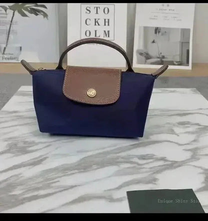 Mini Leather Shoulder Bag Compact Crossbody Handbag Womens Purse