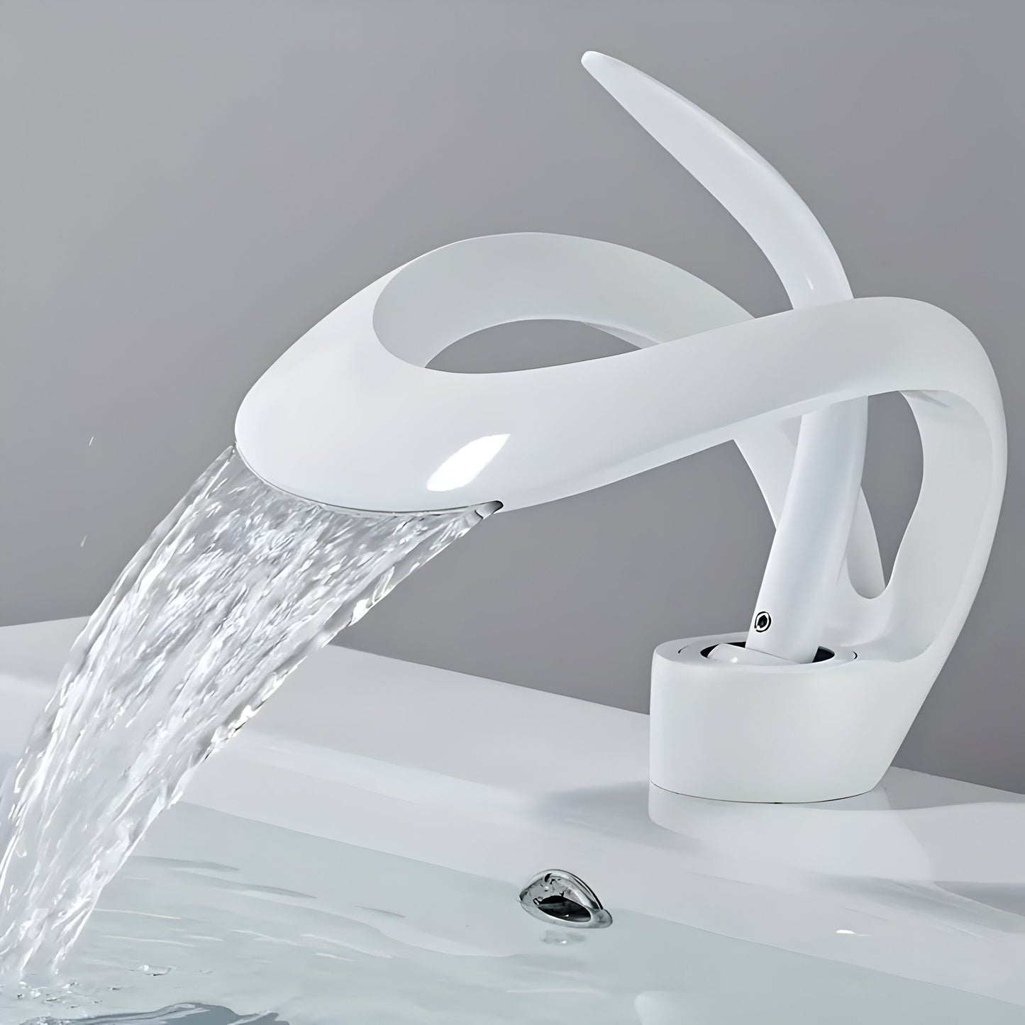 Minimalist Brass Bathroom Faucet Single Handle Basin Mixer