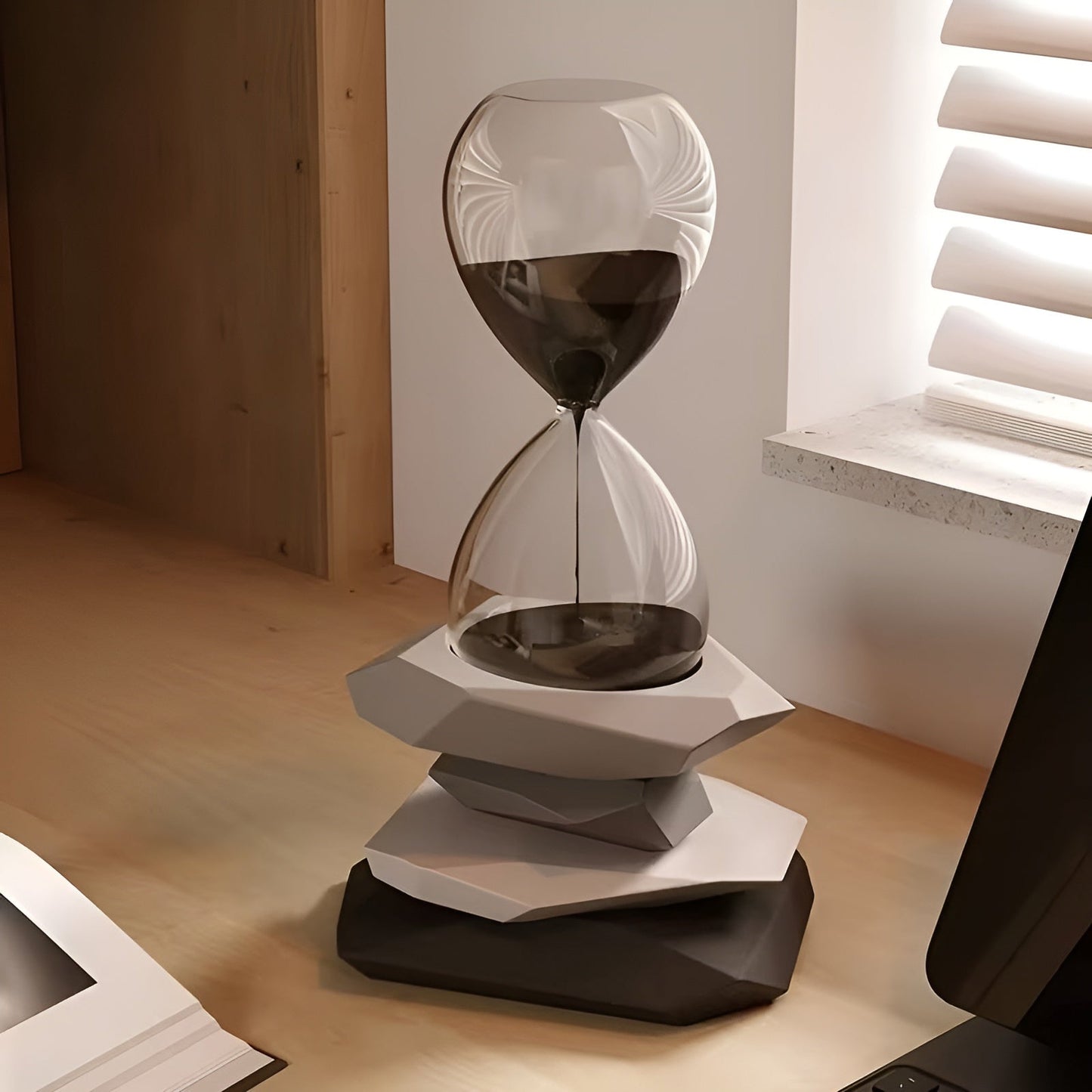 Minimalist Hourglass Sand Timer Decorative Desk Ornament