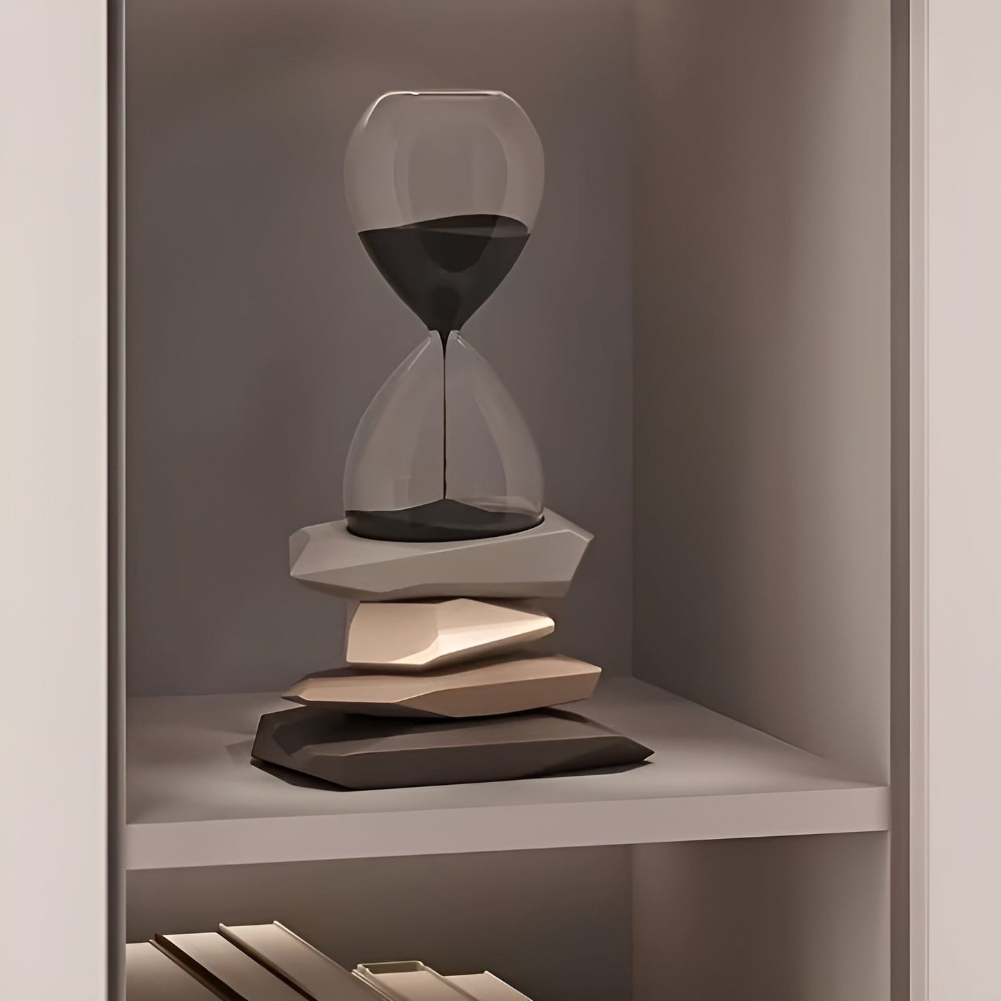 Minimalist Hourglass Sand Timer Decorative Desk Ornament