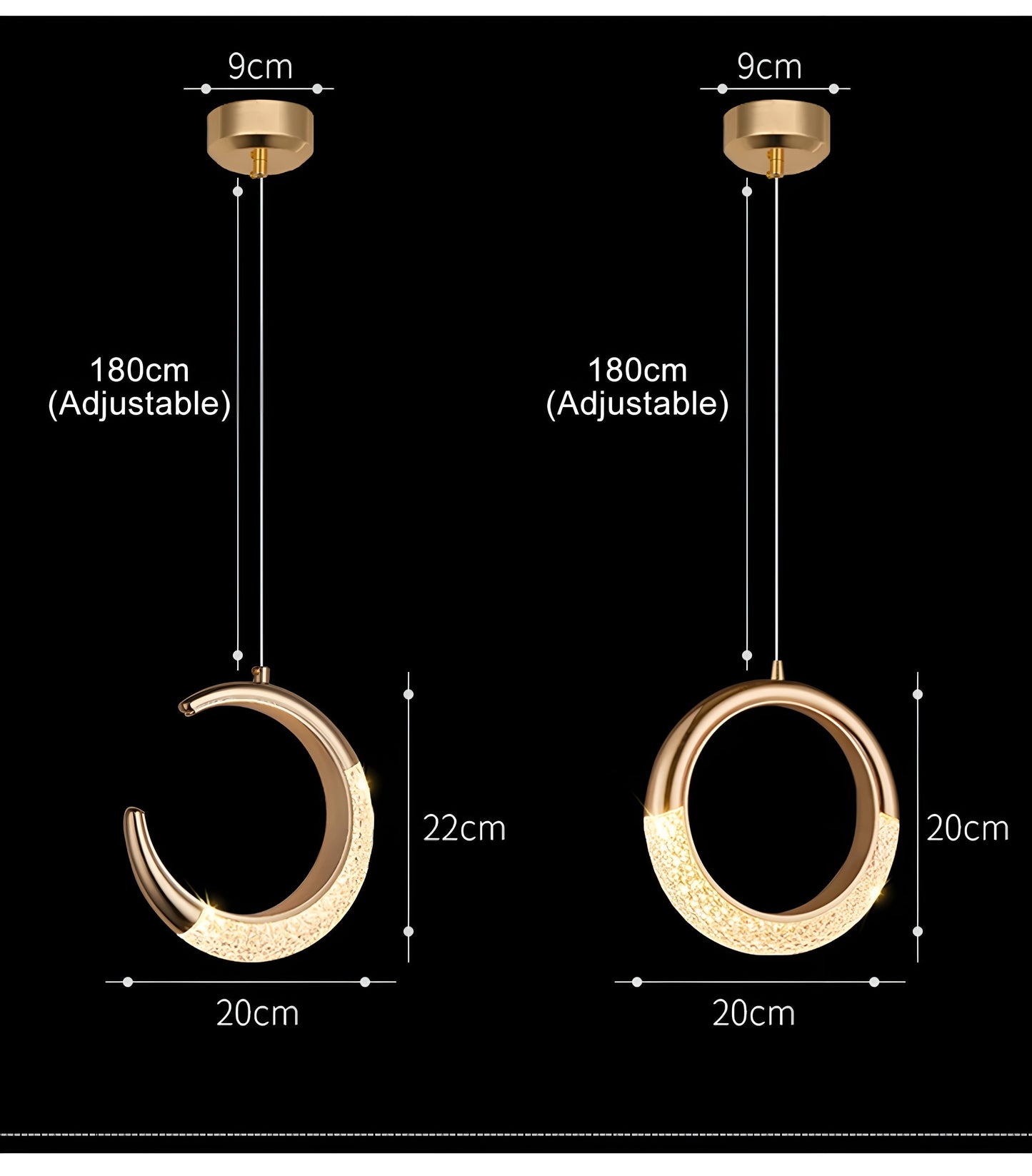 Minimalist LED Pendant Light Modern Interior Ceiling Lighting
