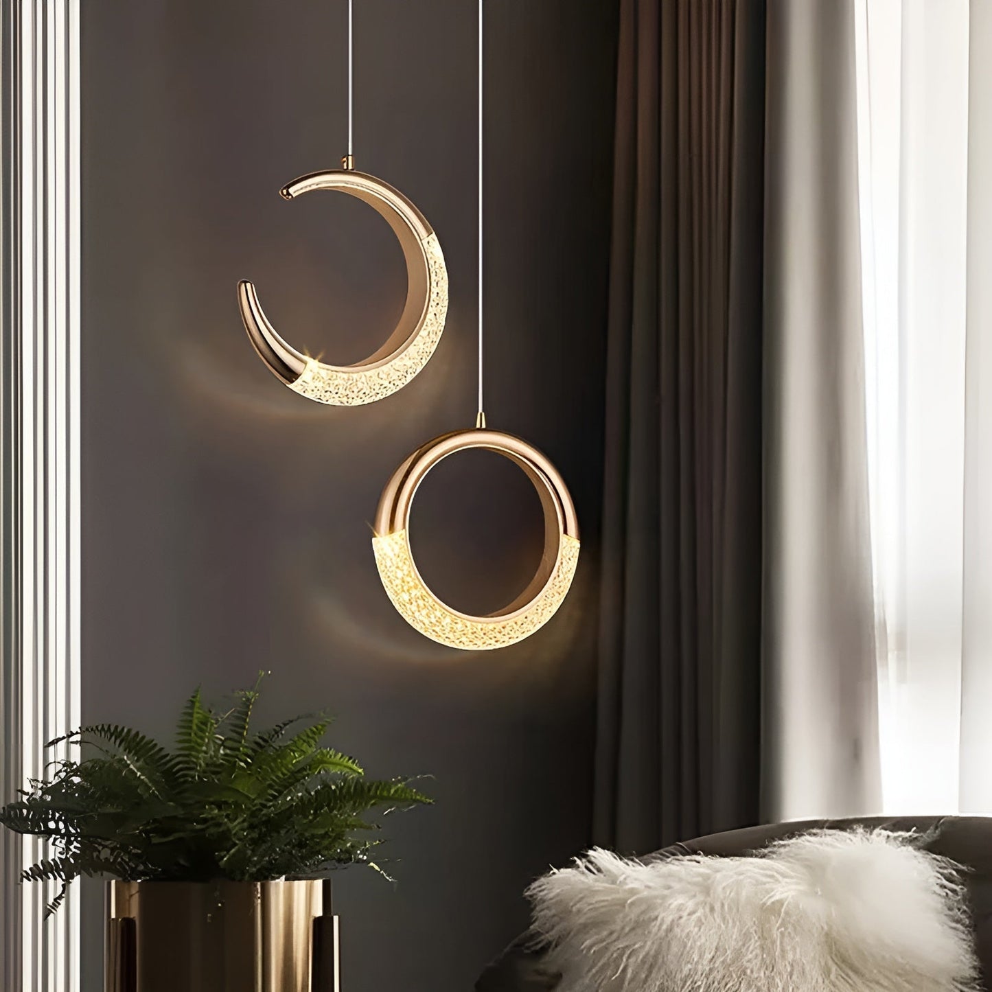 Minimalist LED Pendant Light Modern Interior Ceiling Lighting