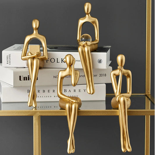 Modern Abstract Sculpture Home Decor Art Figurines