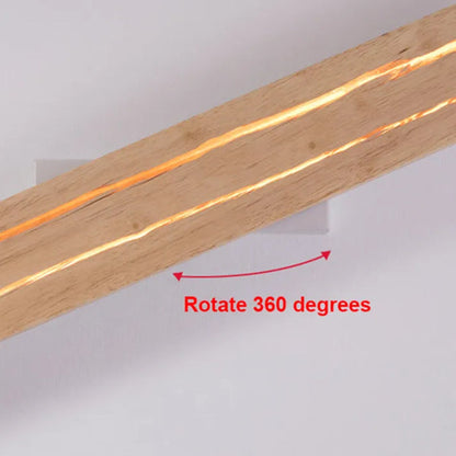 Modern Crack Wall Lamp Wooden LED Ambient Wall Light