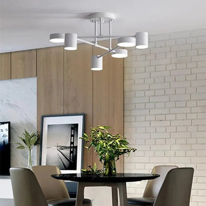 Moderne geometrische plafondlamp, hangende LED-armatuur