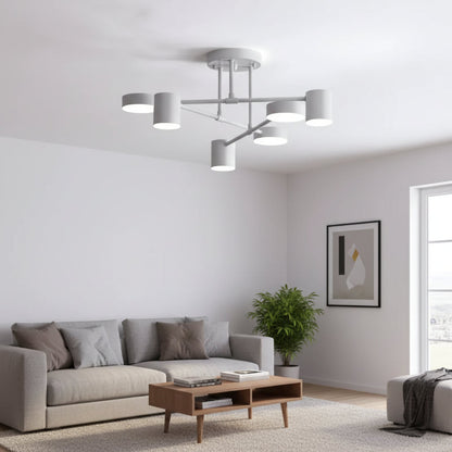 Moderne geometrische plafondlamp, hangende LED-armatuur