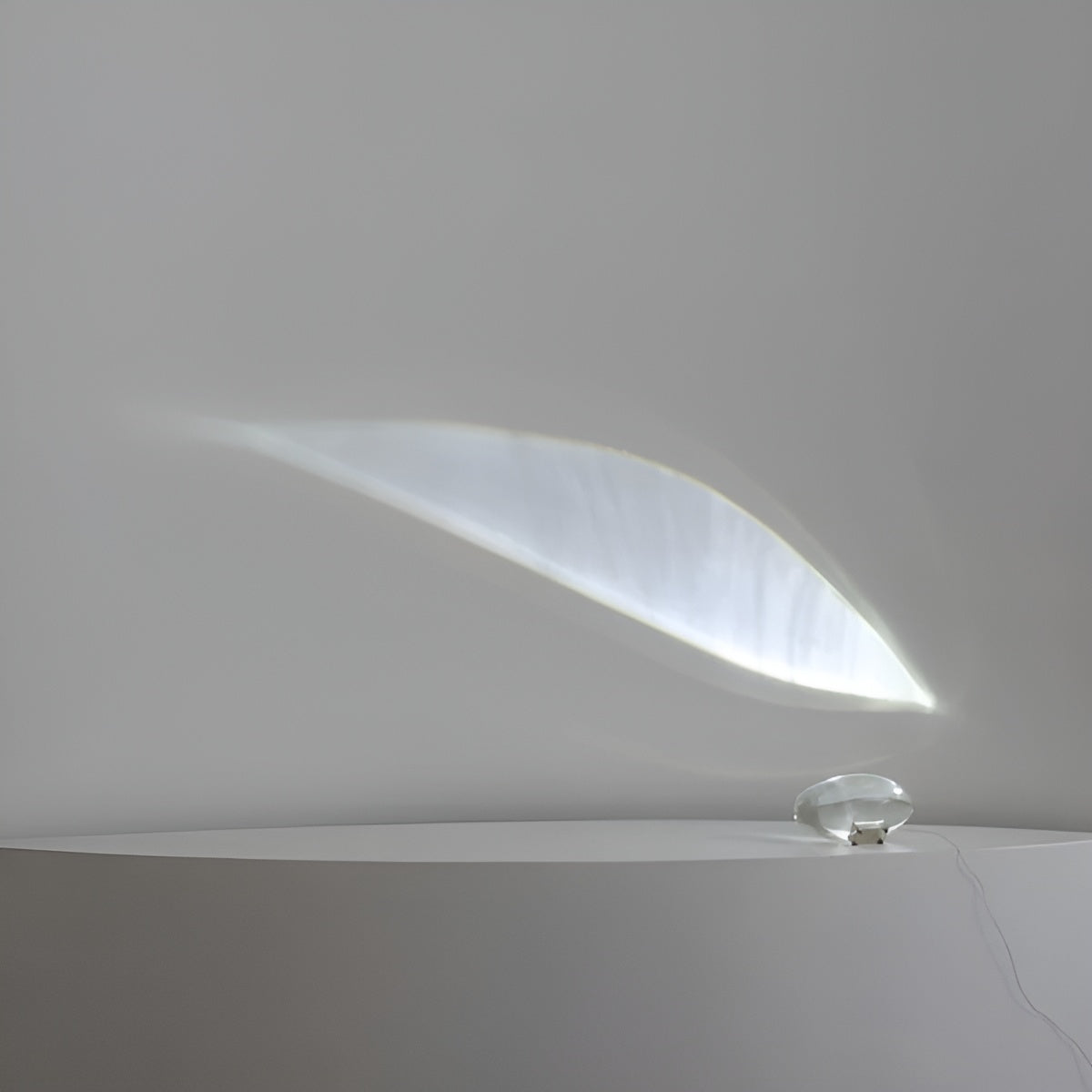 Modern Glass Table Lamp Warm Ambient Interior Lighting