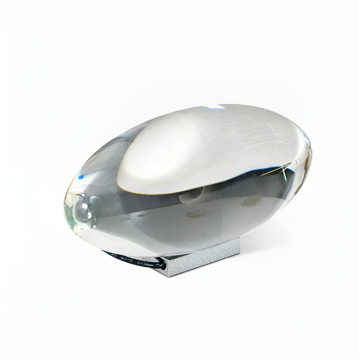 Modern Glass Table Lamp Warm Ambient Interior Lighting