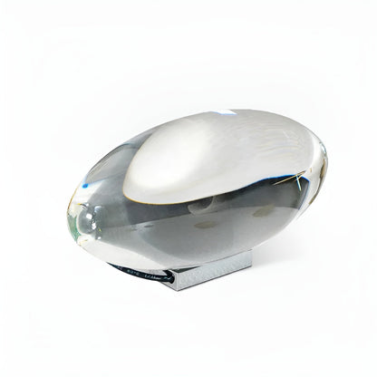 Modern Glass Table Lamp Warm Ambient Interior Lighting