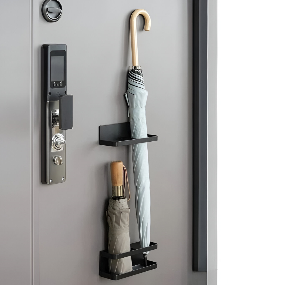 Modern Iron Umbrella Stand Adjustable Entryway Umbrella Storage Holder