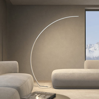 Modern LED Arc Floor Lamp with Adjustable Light