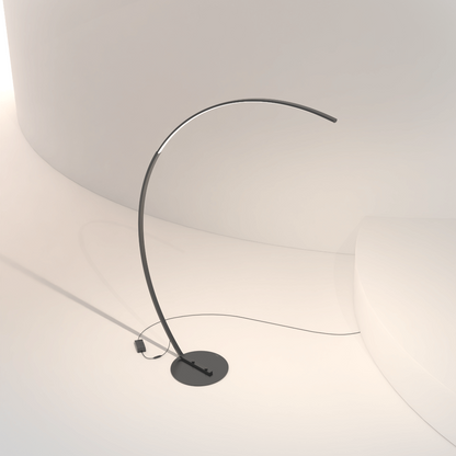 Modern LED Arc Floor Lamp with Adjustable Light