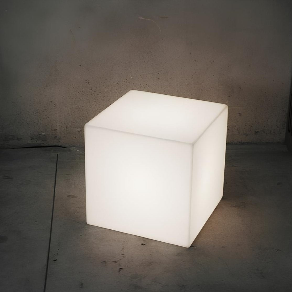 Modern LED Cube Outdoor Light Garden Path Patio Lighting