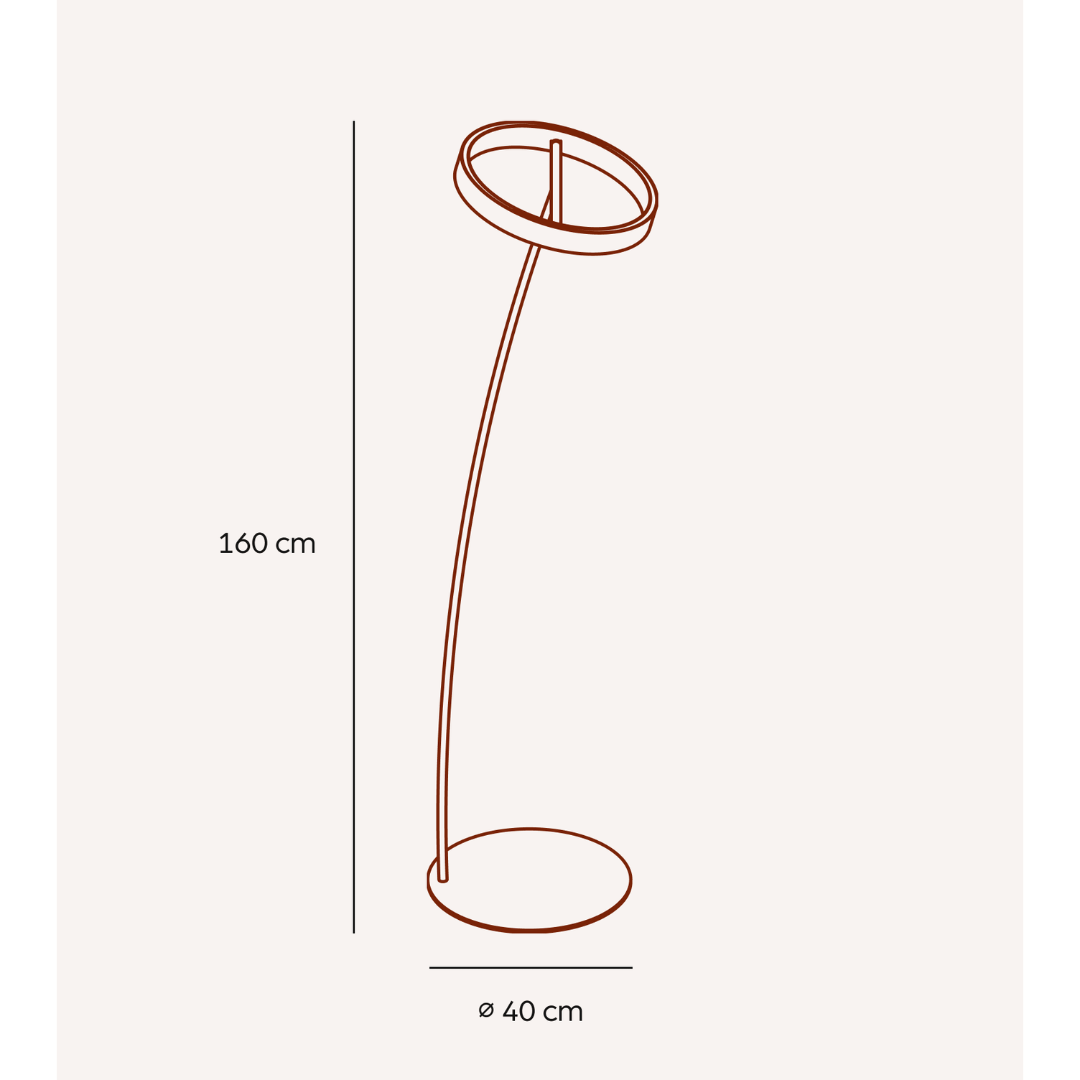 Modern LED Floor Lamp Remote Control Dimmable Adjustable Light for Living Room Bedroom
