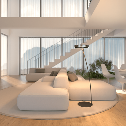 Modern LED Floor Lamp Remote Control Dimmable Adjustable Light for Living Room Bedroom