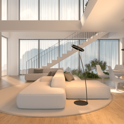 Modern LED Floor Lamp Remote Control Dimmable Adjustable Light for Living Room Bedroom