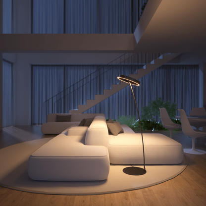 Modern LED Floor Lamp Remote Control Dimmable Adjustable Light for Living Room Bedroom