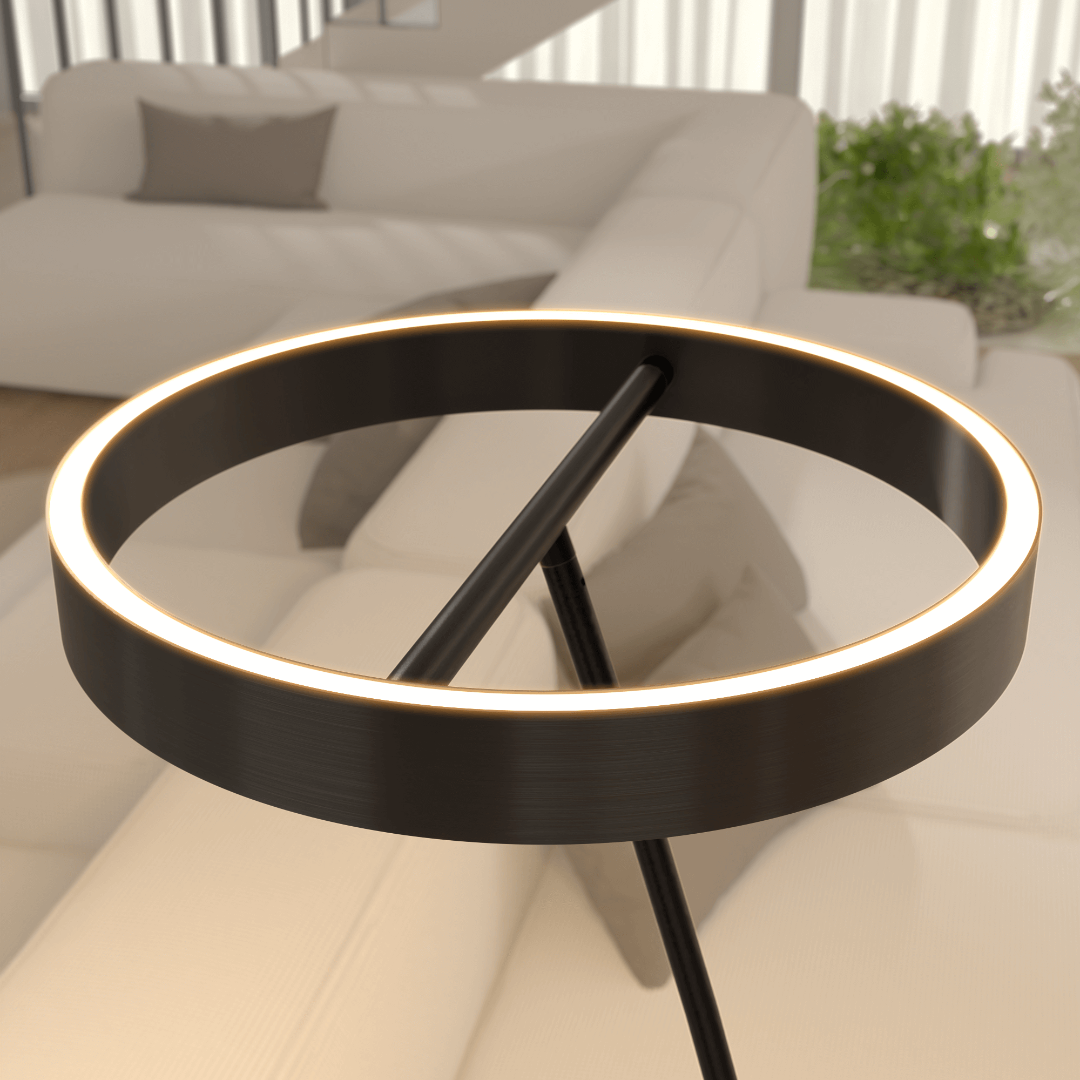 Modern LED Floor Lamp Remote Control Dimmable Adjustable Light for Living Room Bedroom