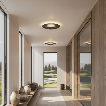 Modern LED Flush Mount Ceiling Light Low Profile Design for Bedroom Living Room and Hallway