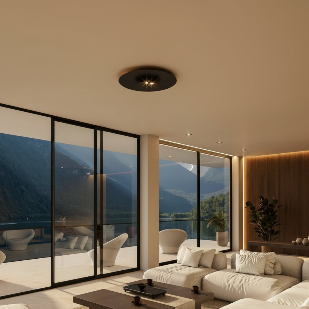 Modern LED Flush Mount Ceiling Light Low Profile Design for Bedroom Living Room and Hallway