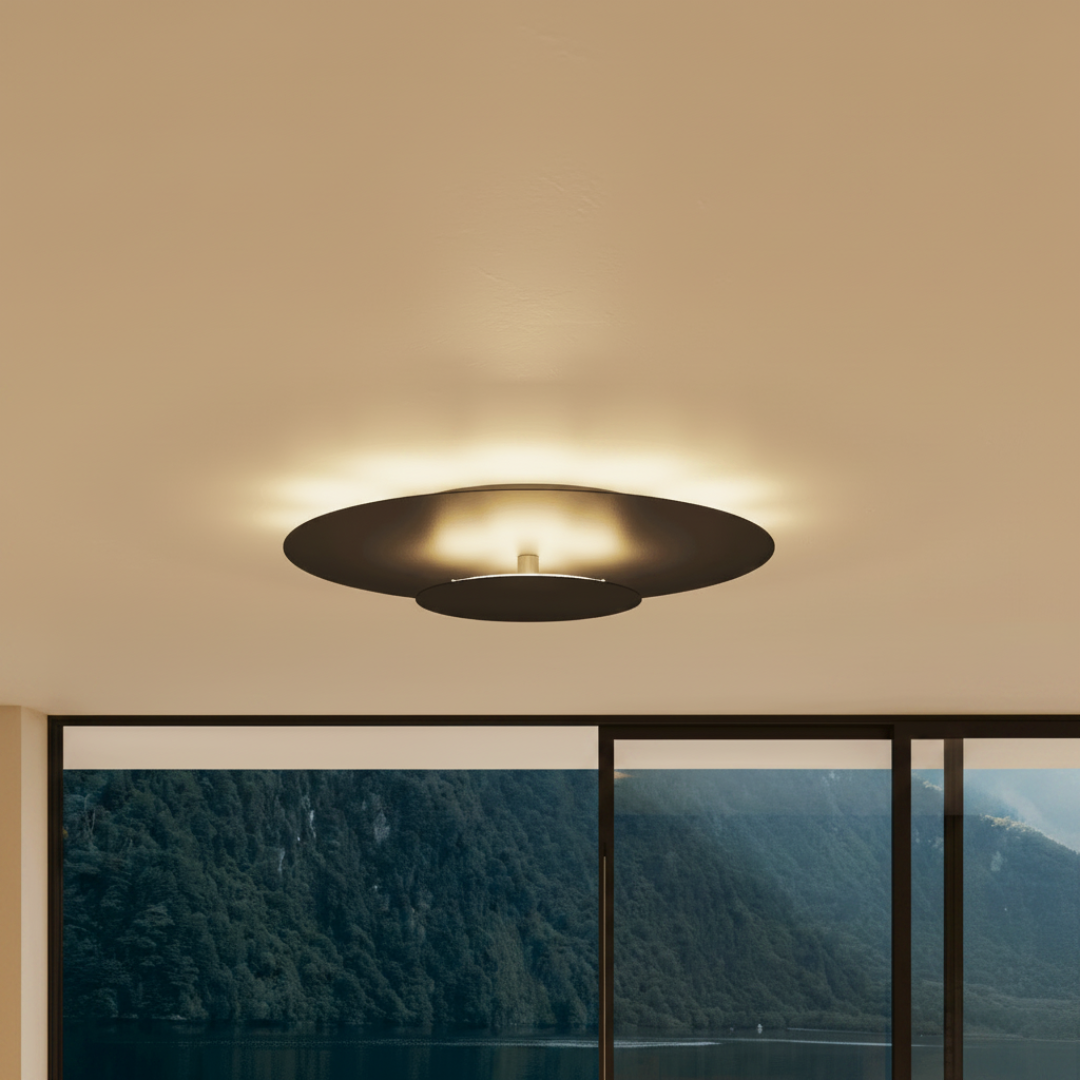 Modern LED Flush Mount Ceiling Light Low Profile Design for Bedroom Living Room and Hallway