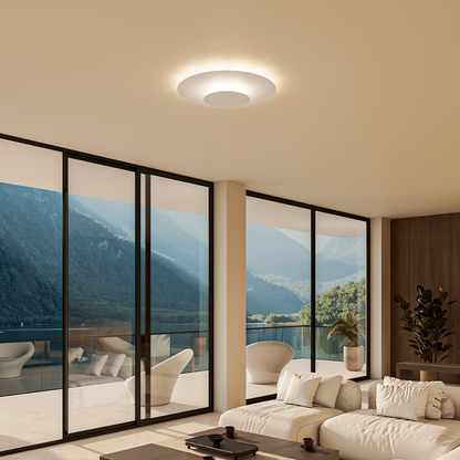 Modern LED Flush Mount Ceiling Light Low Profile Design for Bedroom Living Room and Hallway