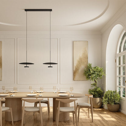 Modern LED Hanging Ceiling Light Dimmable Direct Indirect Lighting Fixture